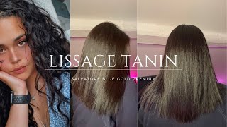 Je fais le lissage au tanin à la maison avec le kit Salvatore blue gold premium [upl. by Grimbald]