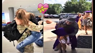 Most Happy Moments You will see Soldiers Coming Home to Girlfriends💗 [upl. by Nahsaj]