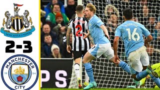 Manchester City vs Newcastle 32 Extended HIGHLIGHTS  Kevin De Bruyne Return and Amazing Goal 🔥 [upl. by Dilly318]