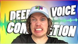 Maxmoefoe Deep Voice Compilation [upl. by Rahmann]