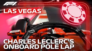 Charles Leclercs Pole Lap  2023 Las Vegas Grand Prix  Pirelli [upl. by Stephanus450]