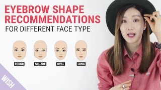 Perfect Eyebrow Shapes for Your Face  Wishtrend TV [upl. by Presber]