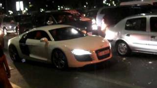 Audi R8 sound on UAE National Day Celebration 2009 [upl. by Obeng394]