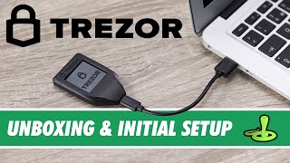 Trezor Model T  Unboxing Initial Setup amp Review [upl. by Najtsirk786]