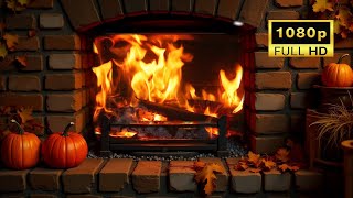 🔥 Cozy Night by the Fireplace 4K Fireplace with Fire Sounds NO Music [upl. by Bazil]