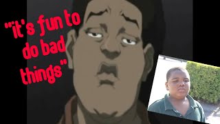 The Boondocks  Smokin With Cigarettes Parody Clip quotFun to do bad thingsquot [upl. by Dud]