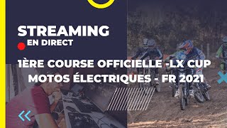 1ÈRE COURSE OFFICIELLE  MOTO ÉLECTRIQUE  FR 2021 [upl. by Braunstein]