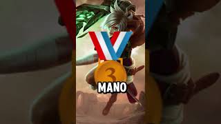 Campeões mais difíceis part2 leagueoflegends leagueoflegendsbrasil lol games memes riotgames [upl. by Ruddy956]