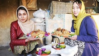 How people live in Afghanistan village  Kabuli paluo  Afghanistan village life [upl. by Hekker]