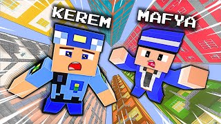 KEREM KOMİSER VE MAFYA BİNADAN DÜŞTÜ 😱  Minecraft [upl. by Arrad]