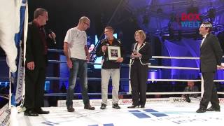 Vincent Feigenbutz gewinnt KO des Monats Ehrung [upl. by Amehsyt360]