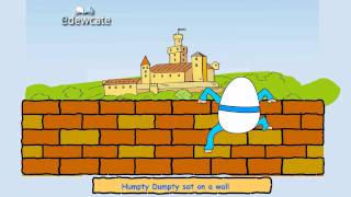 Edewcate english rhymes  Humpty Dumpty sat on the wall  small version [upl. by Ginger662]