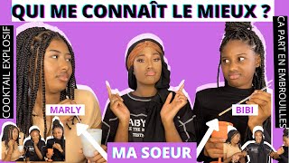 QUI ME CONNAÎT LE MIEUX  MA SOEUR MARLY VS MA SOEUR BIBI [upl. by Vachel476]