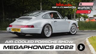 Aircooled Porsche show Boxengasse Megaphonics  Car Audio amp Security [upl. by Moreen]