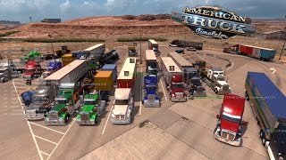 Multiplayer American Truck Simulator  Gran Convoy a Kayenta Arizona [upl. by Mcdowell]