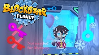 Blockstarplanet Winter Wonderland Blue Key amp Mystery Crystal January 5th 2024 [upl. by Kimmie]