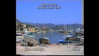 1995 Yılı Kaş Kaputaş Plajı Antalya Nostaljik Eski Videolar Görüntüler Türkiye Nostalji İzin Yolu [upl. by Attekahs]