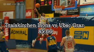 Full Traiskirchen Lions Highlights vs Ubsc Graz [upl. by Ocker]