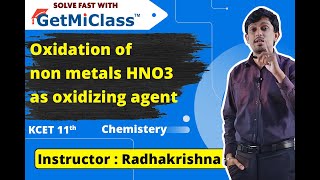 Oxidation of non metals HNO3 as oxidizing agent [upl. by Olenka]