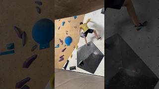 Easy slab ✔️ bouldering slab climbing coordination climber jumping [upl. by Willis]