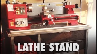 Metal Lathe Stand  Machine Table [upl. by Nnaarat139]