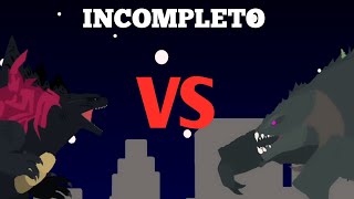 GODZILLA VS MATUSALÉM quotINCOMPLETEquot STICK NODES [upl. by Tobey]