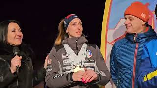 Sappada in festa per la campionessa del mondo Lisa Vittozzi [upl. by O'Toole]