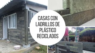 Así FABRICAMOS los LADRILLOS ECOLOGICOS con Plástico Pet RECICLADO [upl. by Heron]