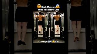 😱Wide or Narrow Grip🤯 Different Pull Ups❓fyp gym viral fitness gymmotivation Only4Pack [upl. by Sivi]