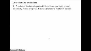 Metaethics 2  Emotivism [upl. by Ronna706]