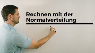 Rechnen mit der Normalverteilung Näherungsformel von LaplaceMoivre  Mathe by Daniel Jung [upl. by Hedges921]