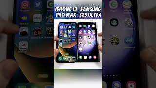 iPhone 13 Pro Max vs Samsung S23 Ultra EPIC SPEED SHOWDOWN⚡Fastest Flagship of 2024🔥shortsviral [upl. by Ahsitul]