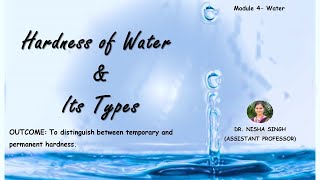 Hardness of Water and Its Types By Dr Nisha Singh [upl. by Llenahc]