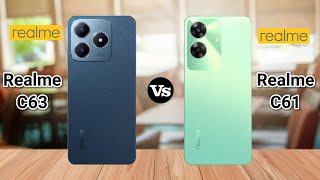 Realme C63 Vs Realme C61  Full Comparison  SB Tech [upl. by Lynnelle]