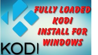 How to Install Fully Loaded Kodi XBMC on any Windows pc android mobile 1 click install app [upl. by Orabla]