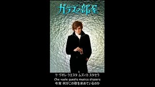 【イタリア語】ガラスの部屋 Che vuole questa musica stasera 日本語字幕 [upl. by Notffilc]