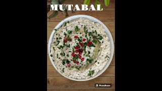 Easy amp creamy Eggplant dip  Mutabal  Middle Eastern recipe [upl. by Lizzy187]