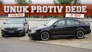 Test Škoda Octavia vRS 18T 2003 protiv moje Škode [upl. by Adaner116]