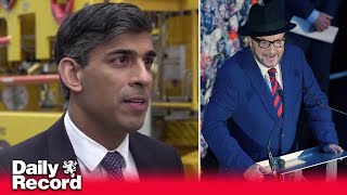 Rishi Sunak reacts to Rochdale byelection result whilst on visit to Scotland [upl. by Acinaj15]