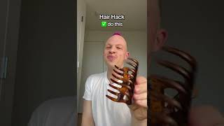 CUTESY HAIR HACK 🥰 hair hairstyle funny youtubeshorts shorts bald [upl. by Chase537]