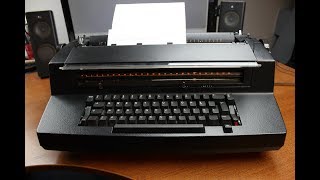 IBM Selectric typewriter review  and how it works [upl. by Lancey]