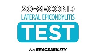 Lateral Epicondylitis Test  Find out If You Have Tennis Elbow in Just 20 Seconds [upl. by Direj]