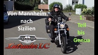 2017  Motorradtour nach Italien  bis Sizilien Teil 1 [upl. by Dean153]