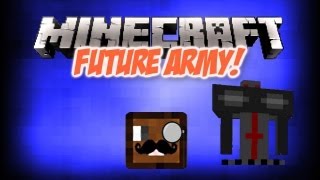 Minecraft Mod Showcase  Future Army Robots 132 [upl. by Anelis]