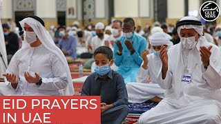 Eid Al Fitr prayers across UAE [upl. by Deehahs928]