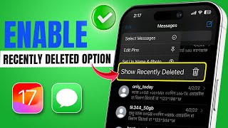 iPhone Not Showing Recently Deleted Option on iMessage [upl. by Mahmud]