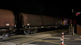 Swineshead Station Level Crossing Lincolnshire Wednesday 21092022 [upl. by Ardnal]