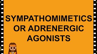 Sympathomimetics or Adrenergic Receptor Agonists pharmacology MADE EASY [upl. by Carper]