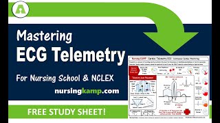 Mastering Cardiac Telemetry ECG Nursing School Nursing KAMP NCLEX Prep 2019 [upl. by Adamik338]