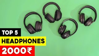 Top 5 Best Wireless Headphones Under 2000 2023 ⚡ Best Bluetooth Headphones Under 2000 rs ⚡ [upl. by Eelynnhoj261]